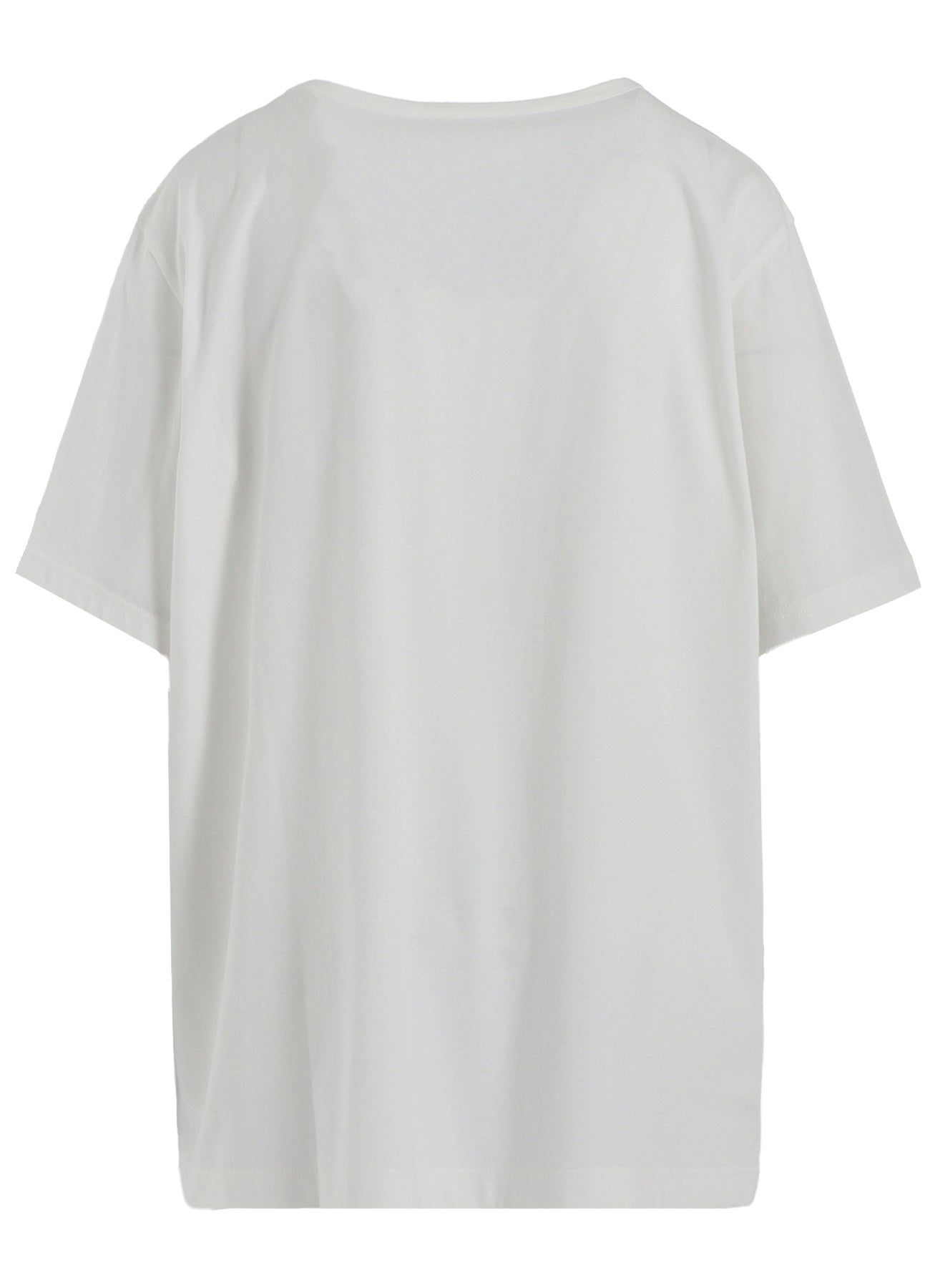 COTTON JERSEY LICKING SHORT SLEEVED T-SHIRT