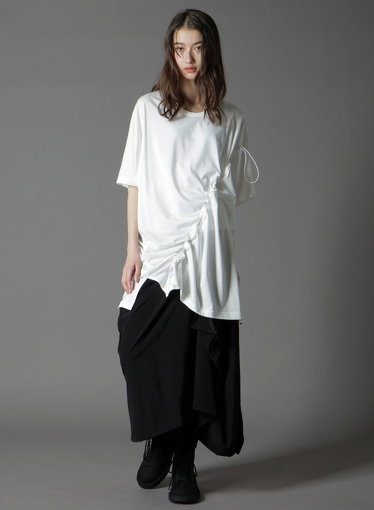 C/MO JERSEY DRAWCORD FRENCH SLEEVE T-SHIRT