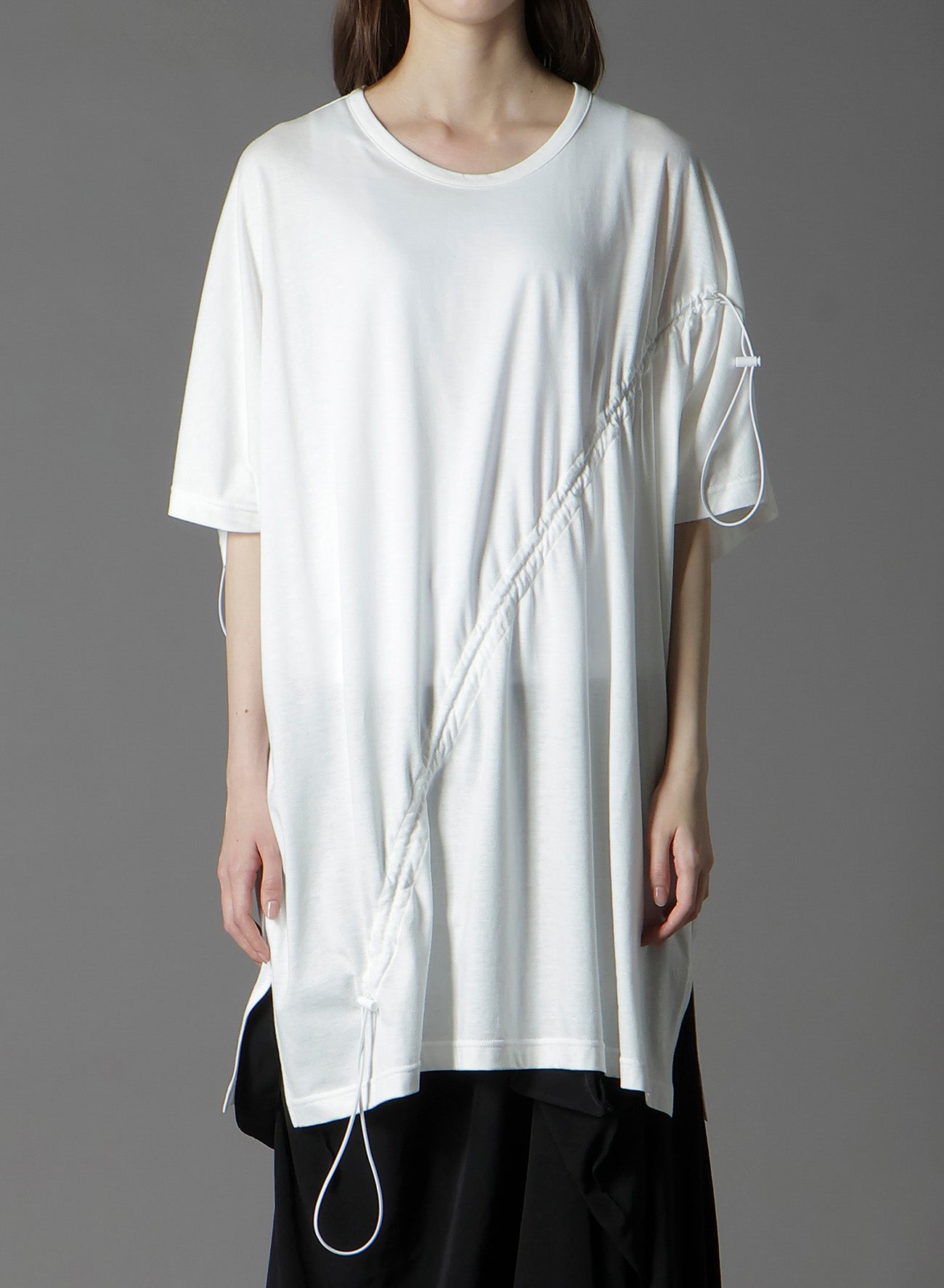 C/MO JERSEY DRAWCORD FRENCH SLEEVE T-SHIRT