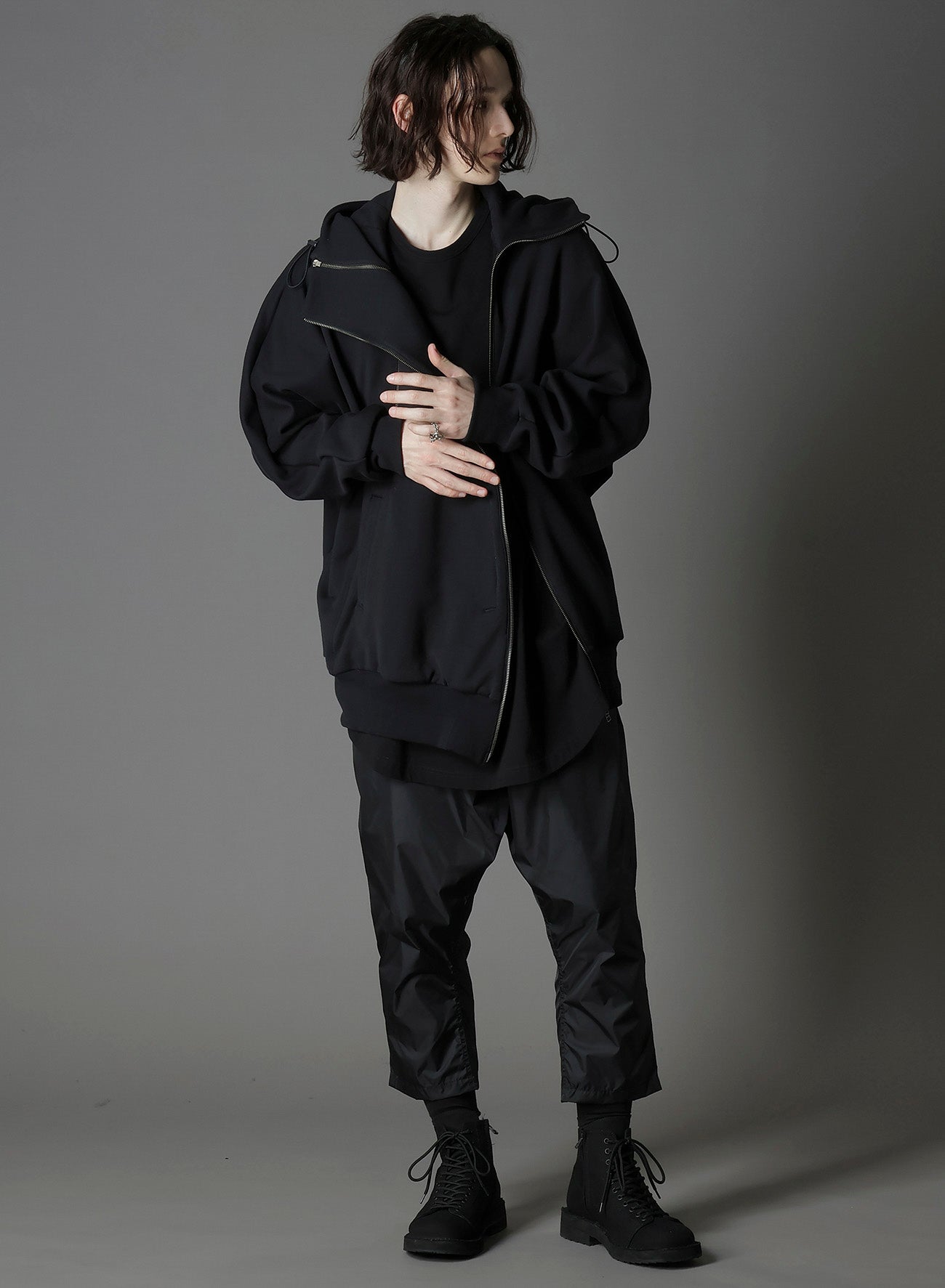 ULTIMA HEAVY FLEECE INVERTED V HOODIE SLIM