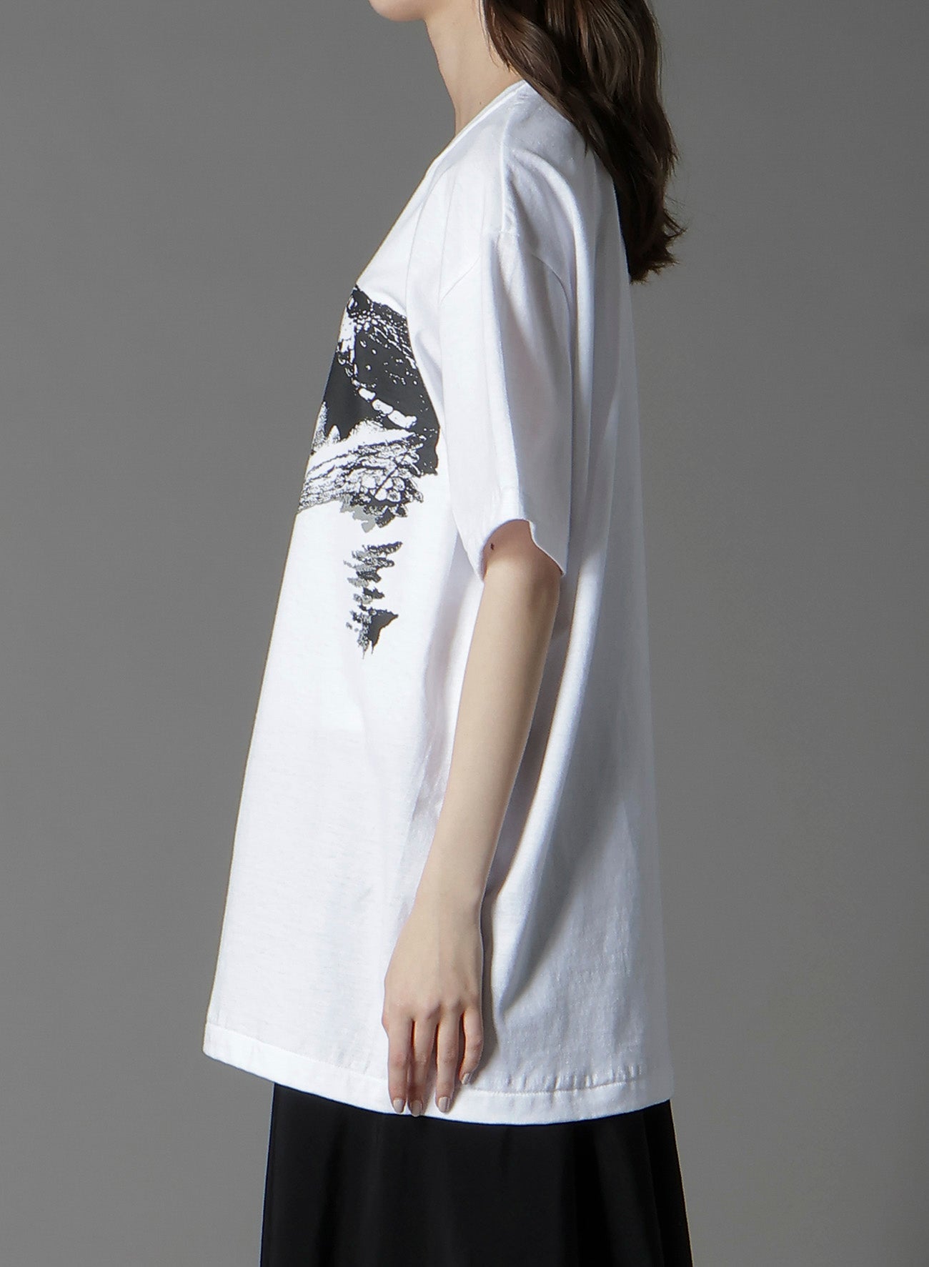COTTON JERSEY SNAKE GRAPHIC T-SHIRT