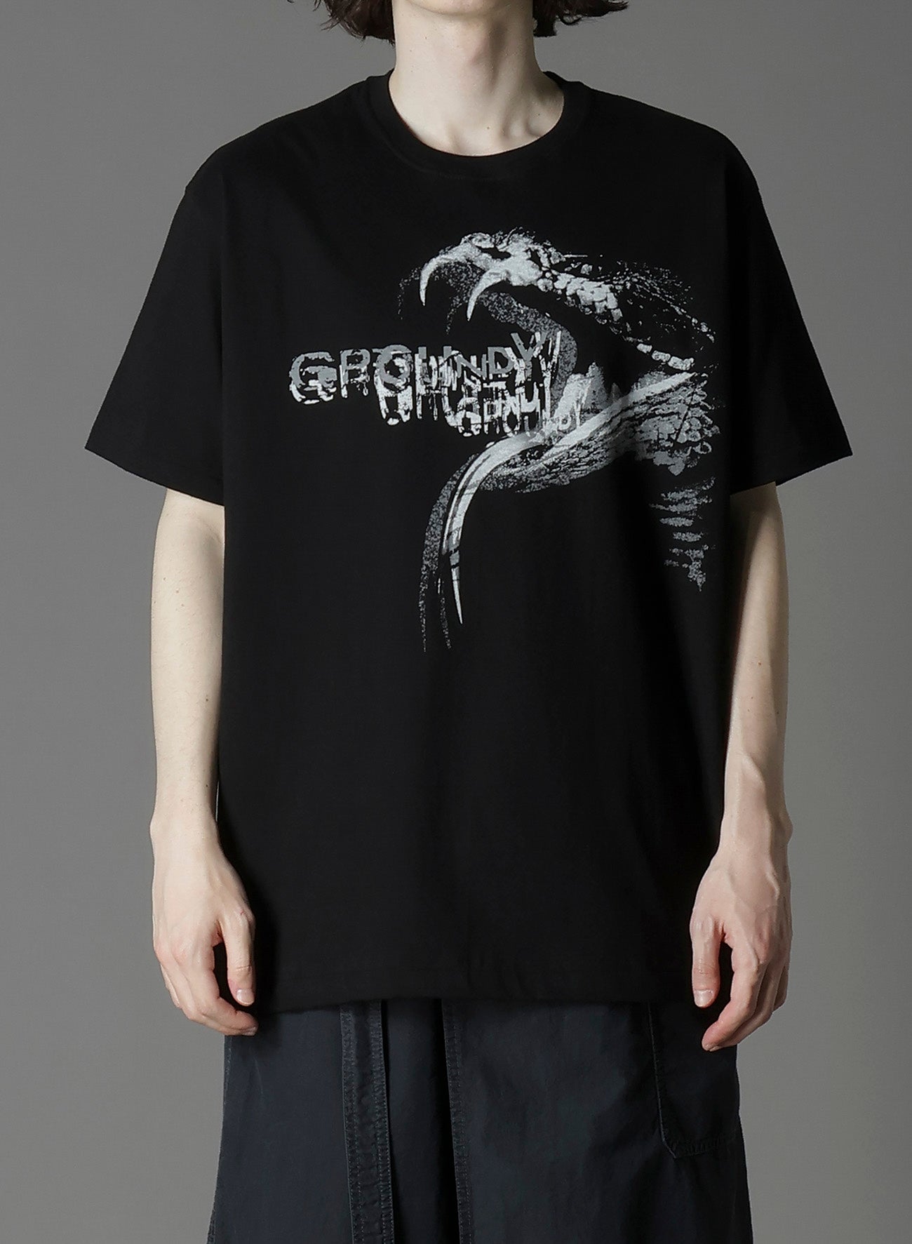 COTTON JERSEY SNAKE GRAPHIC T-SHIRT