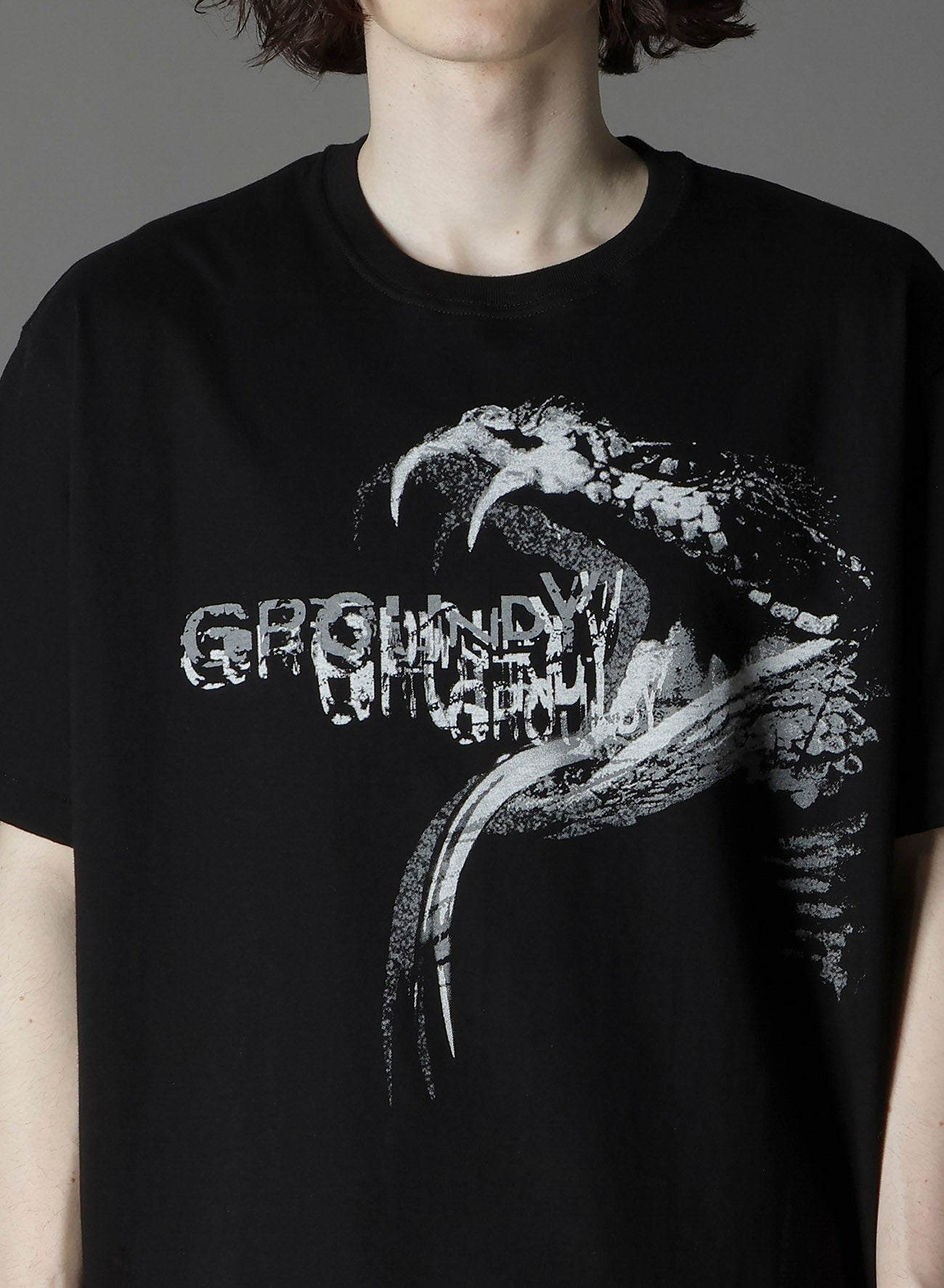COTTON JERSEY SNAKE GRAPHIC T-SHIRT
