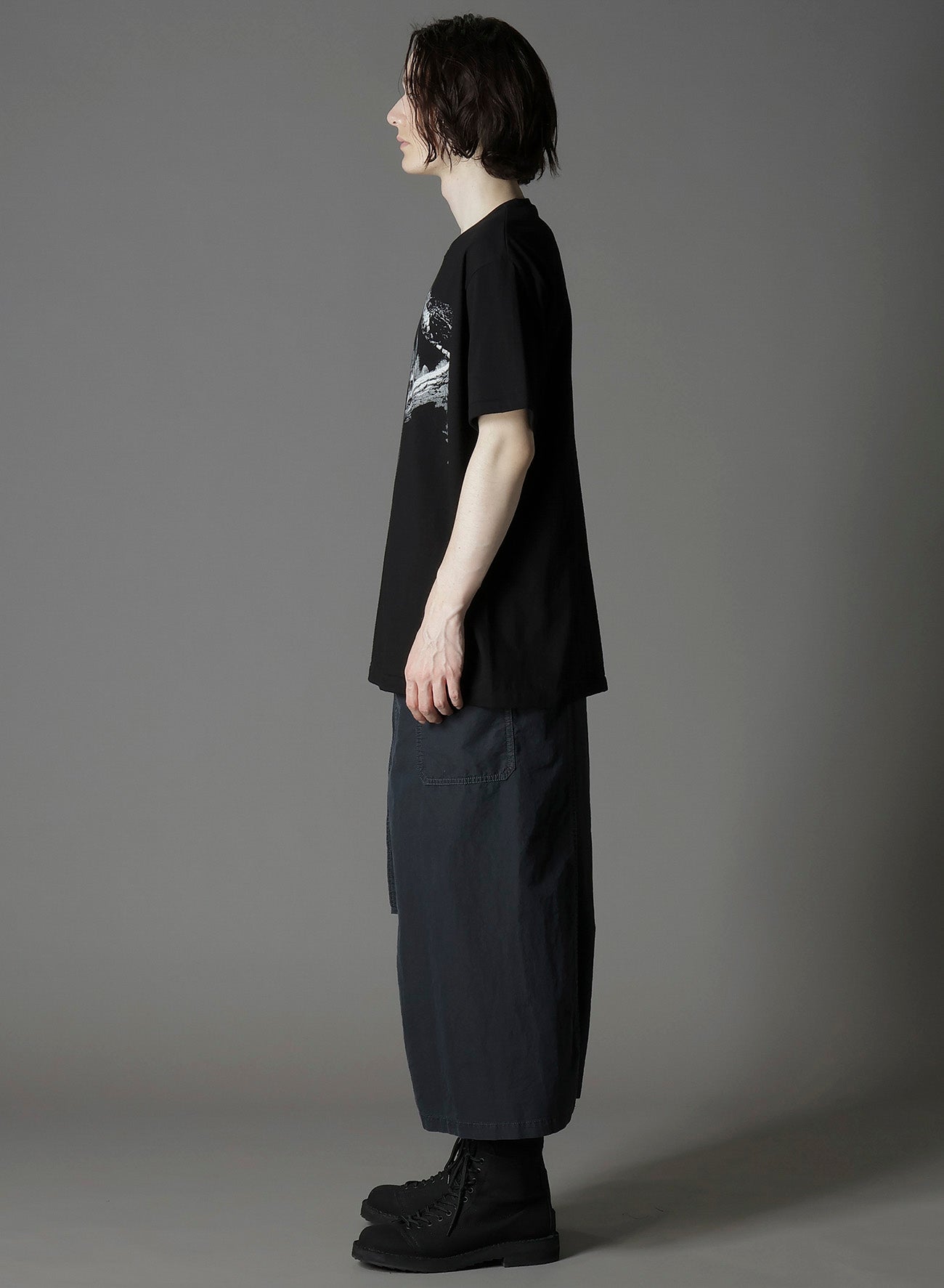 COTTON JERSEY SNAKE GRAPHIC T-SHIRT