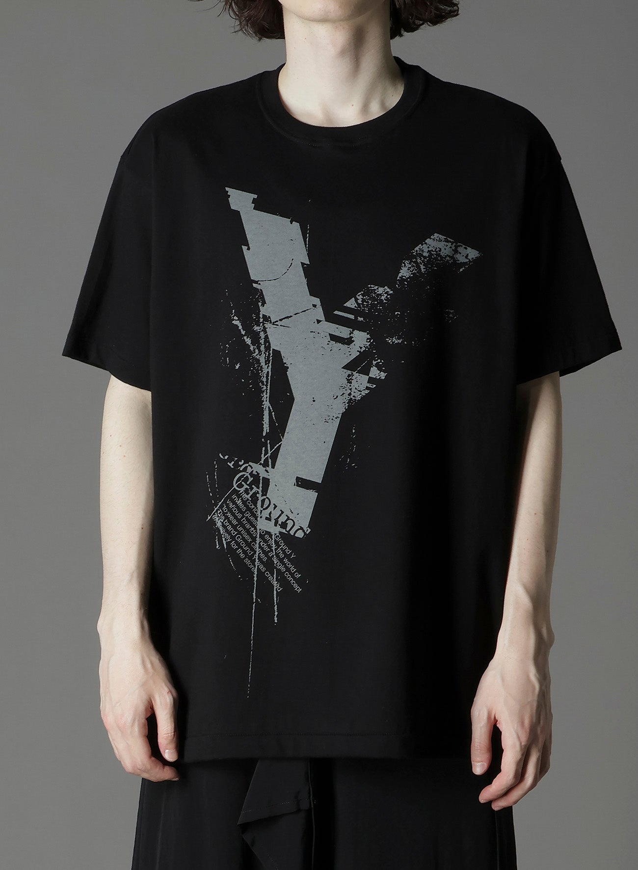 COTTON JERSEY LOGO GRAPHIC T-SHIRT