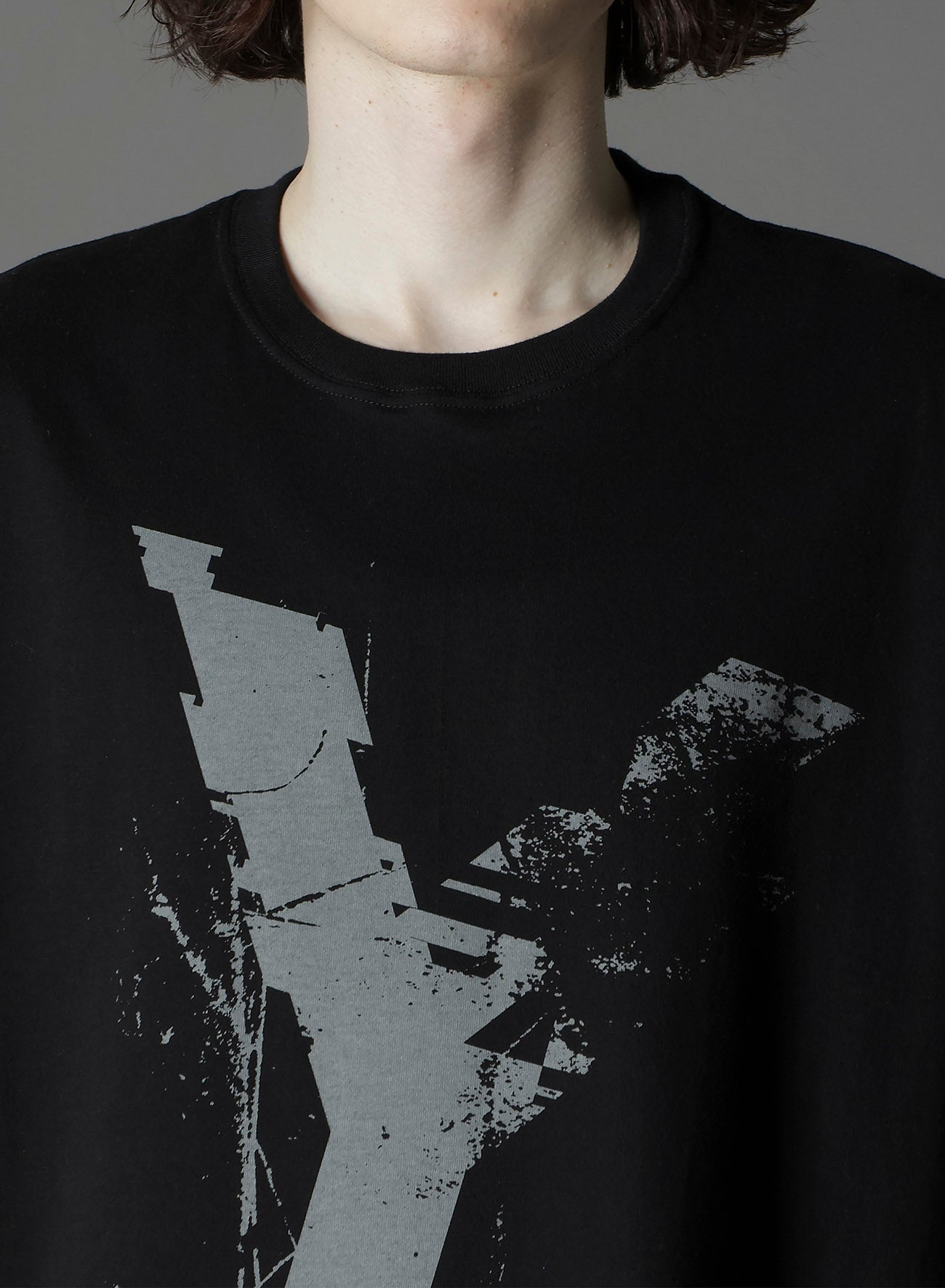 COTTON JERSEY LOGO GRAPHIC T-SHIRT