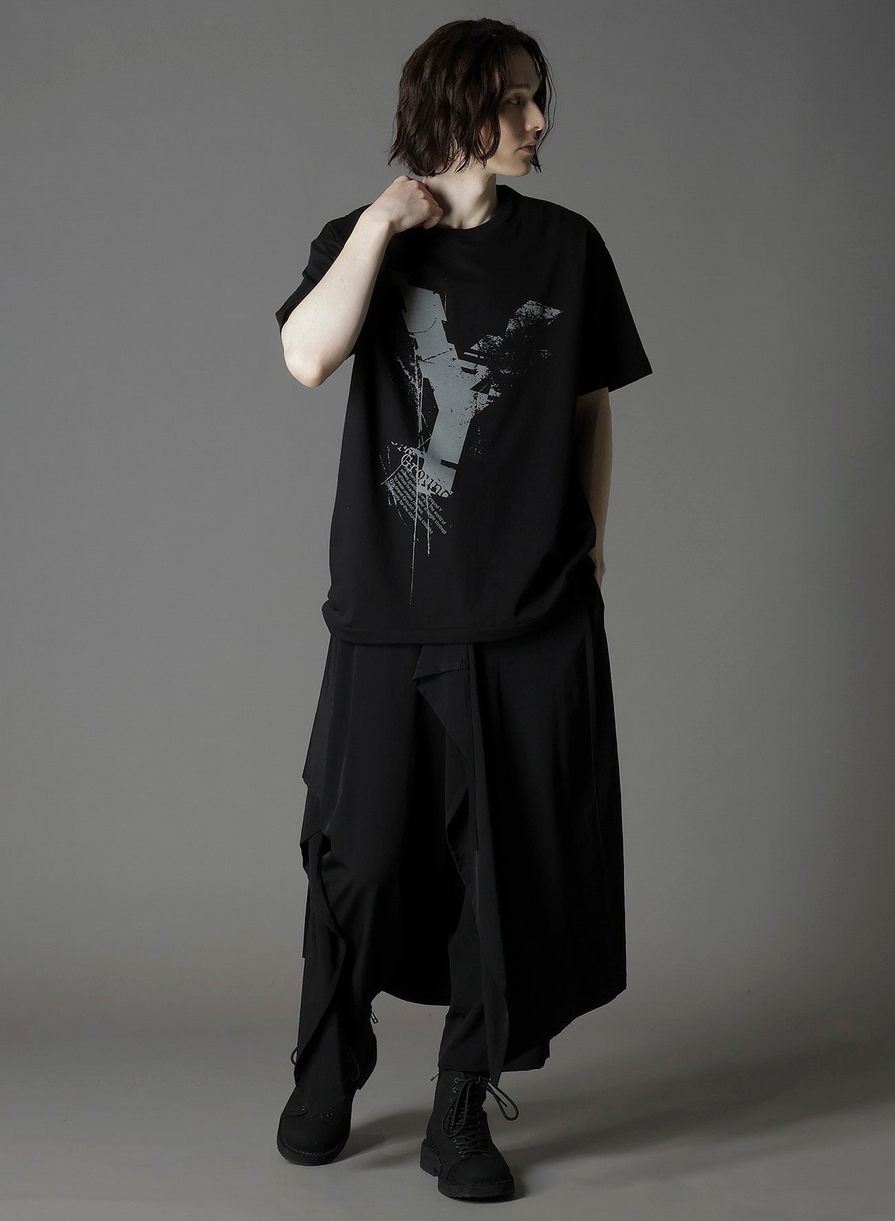 COTTON JERSEY LOGO GRAPHIC T-SHIRT