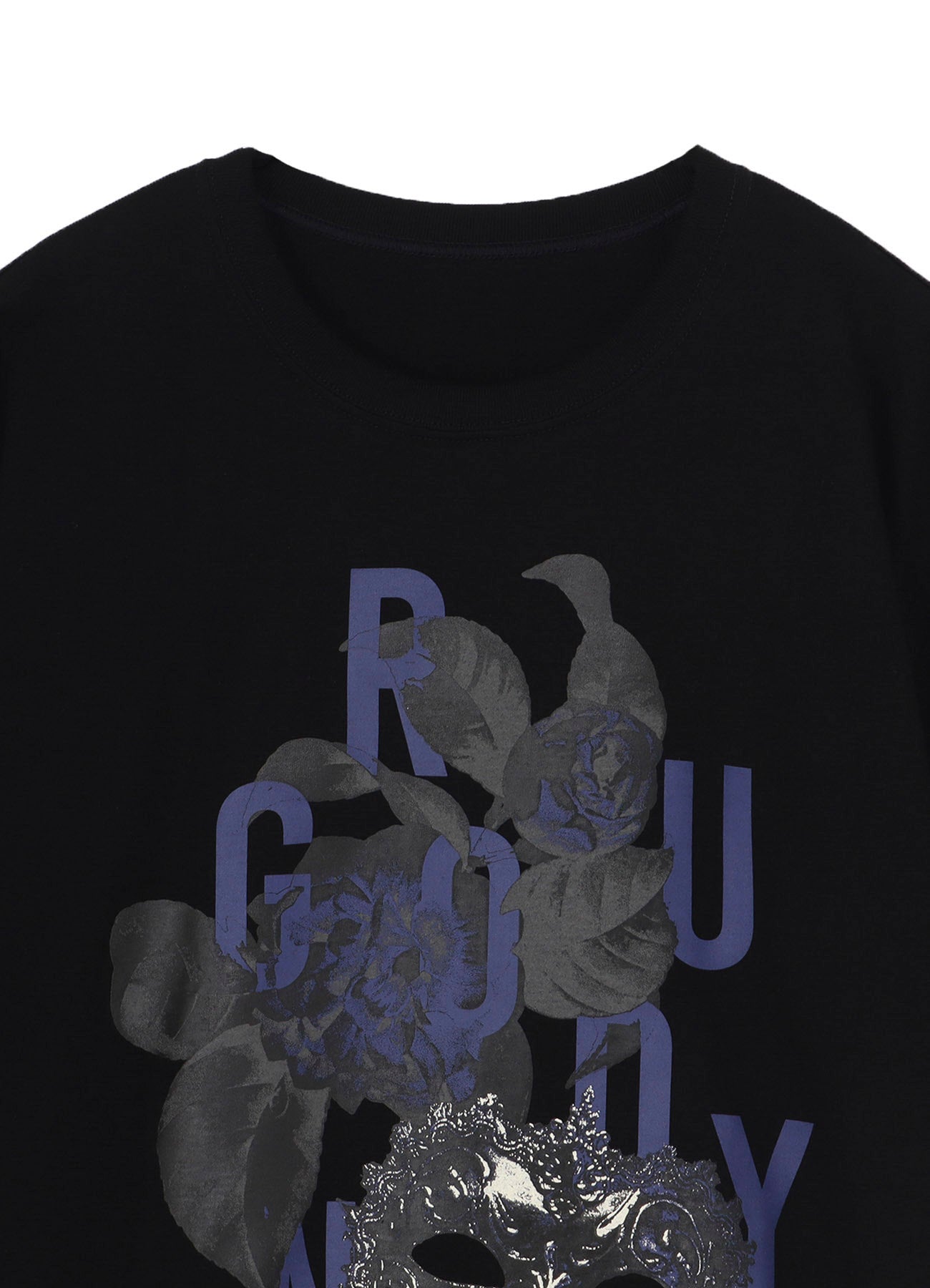 20/COTTON JERSEY MASK PURPLE T-SHIRT