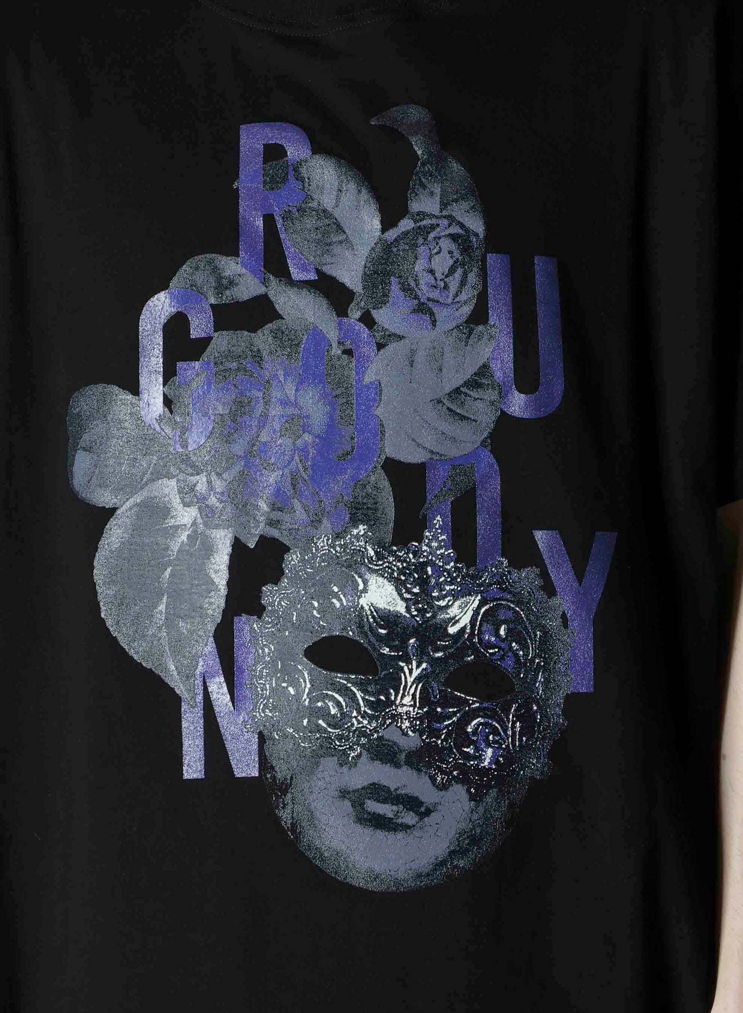 20/COTTON JERSEY MASK PURPLE T-SHIRT