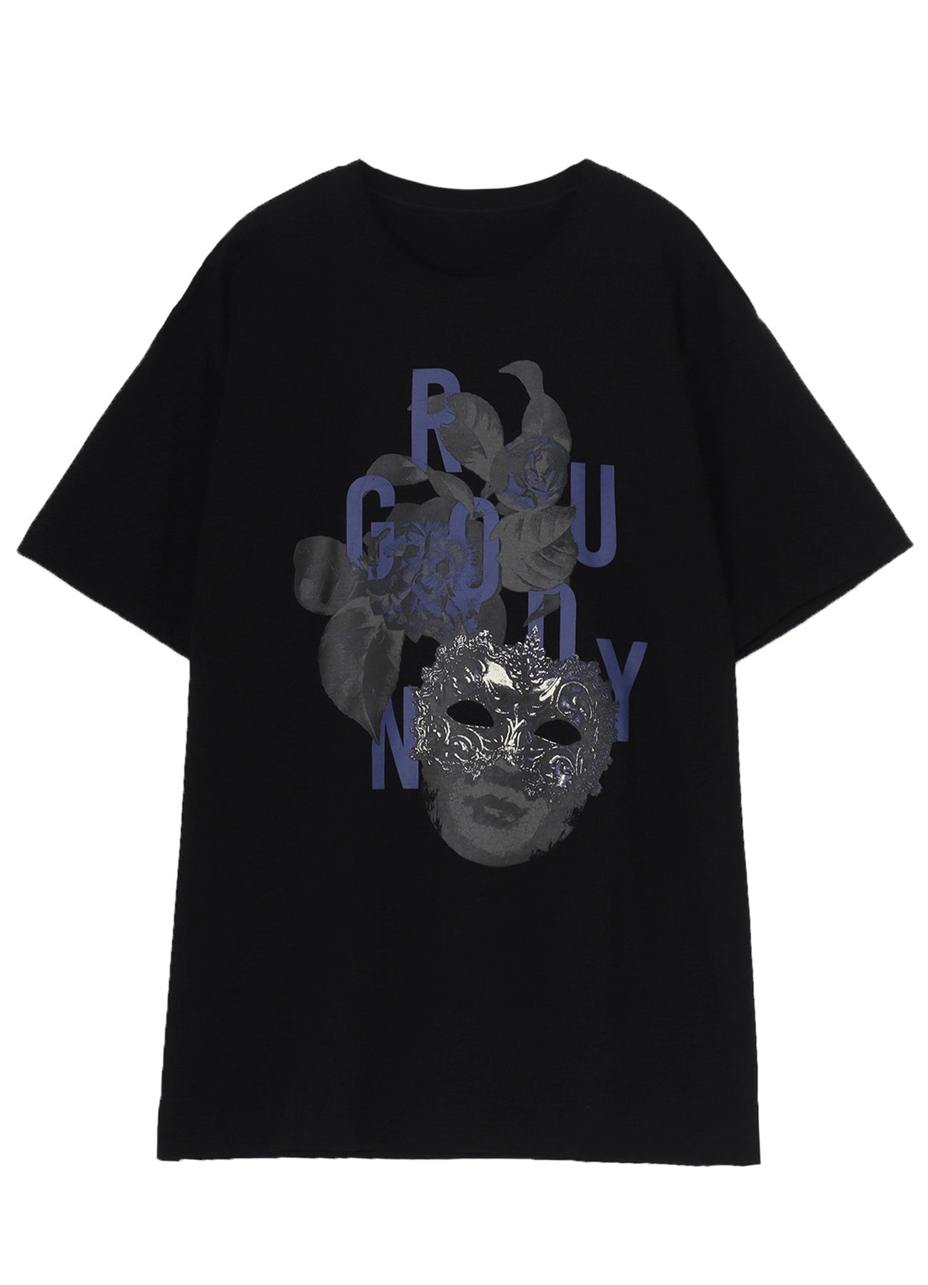 20/COTTON JERSEY MASK PURPLE T-SHIRT