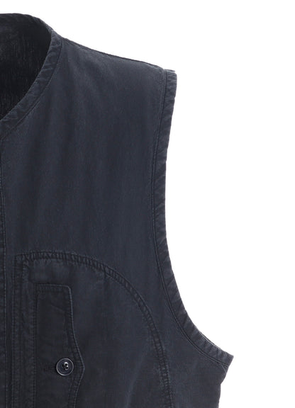 C/NY SULFUR DYEING STONE WASH BIO PIPING VEST