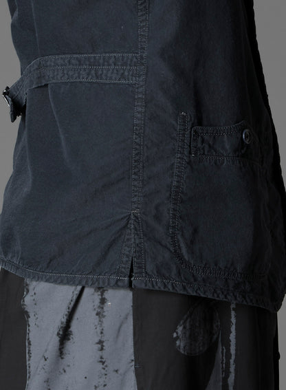 C/NY SULFUR DYEING STONE WASH BIO PIPING VEST