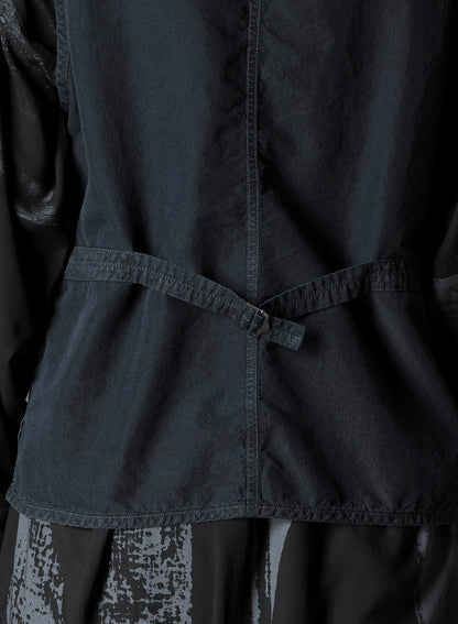 C/NY SULFUR DYEING STONE WASH BIO PIPING VEST