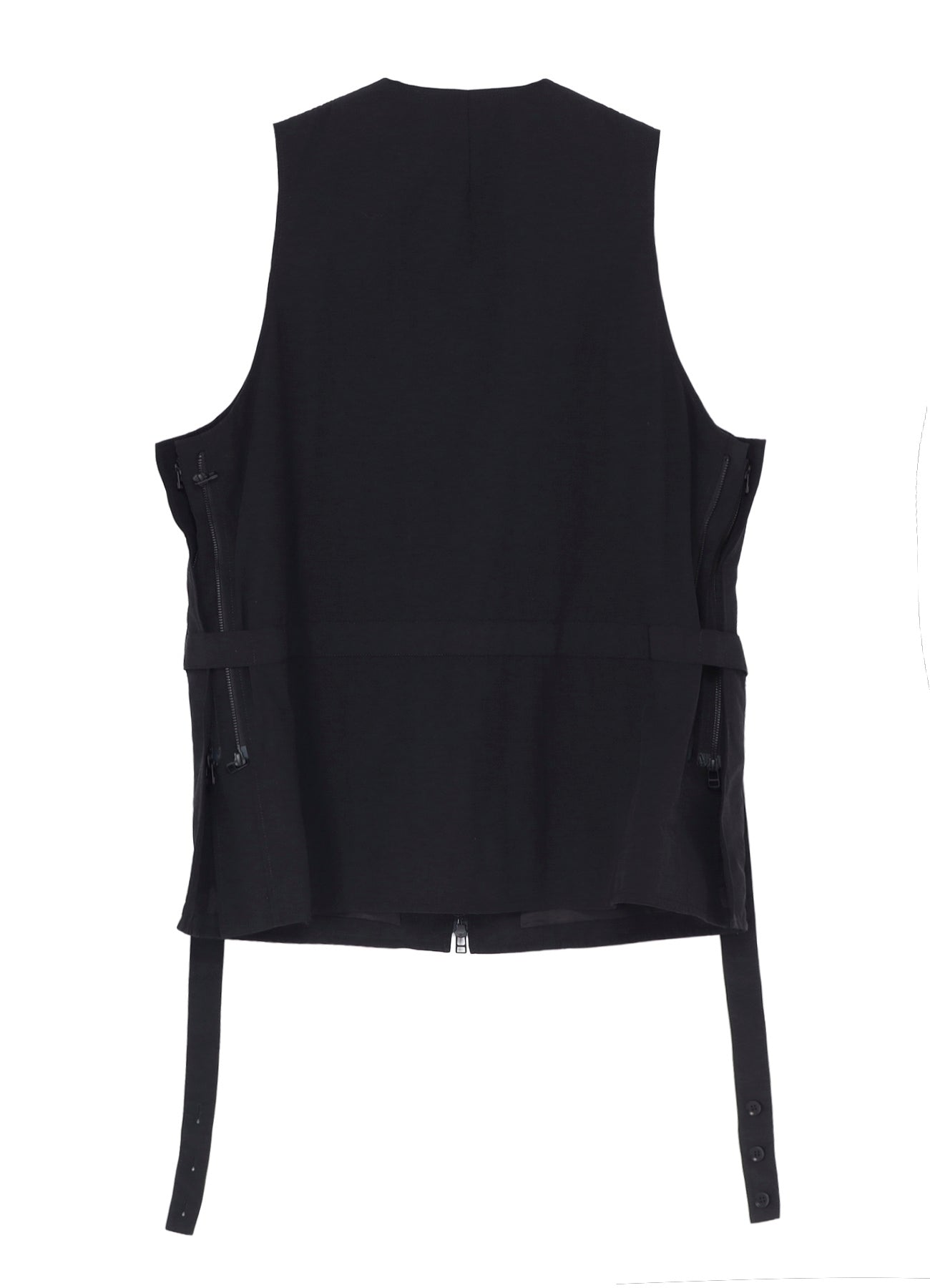NYLON WEATHER SIDE ZIP MILITARY VEST