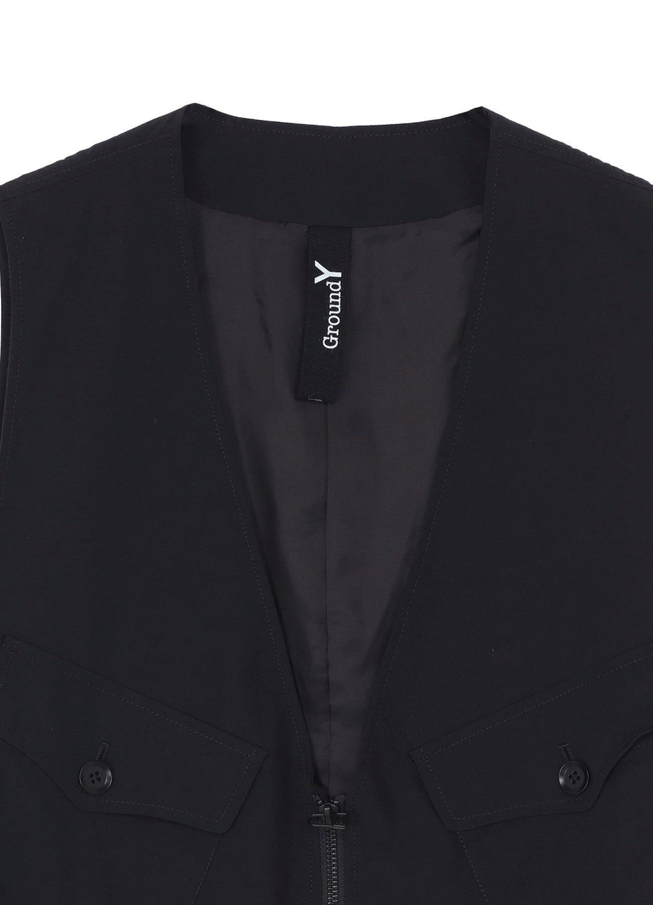 NYLON WEATHER SIDE ZIP MILITARY VEST