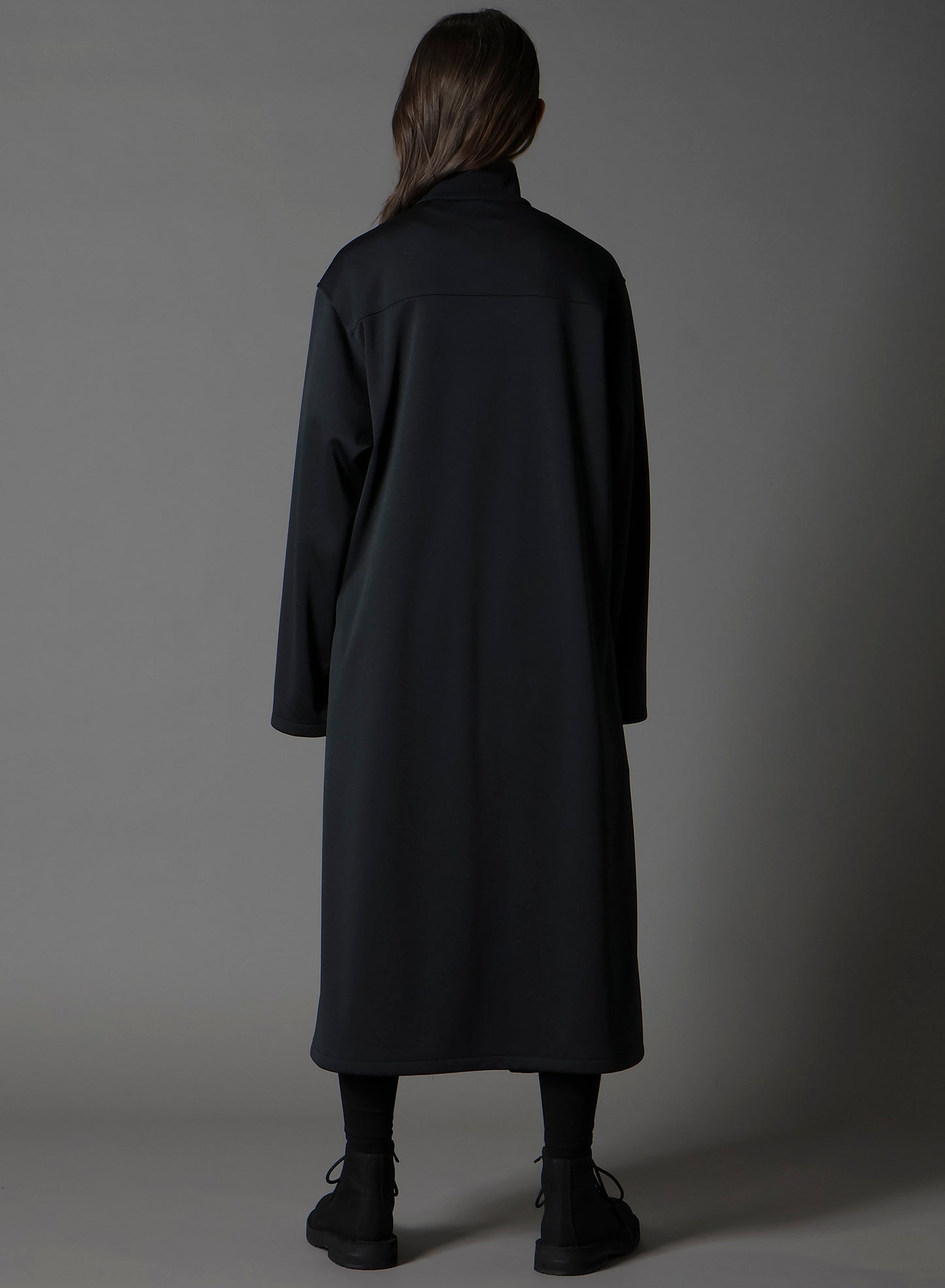POLYESTER SMOOTH LONG SHIRT