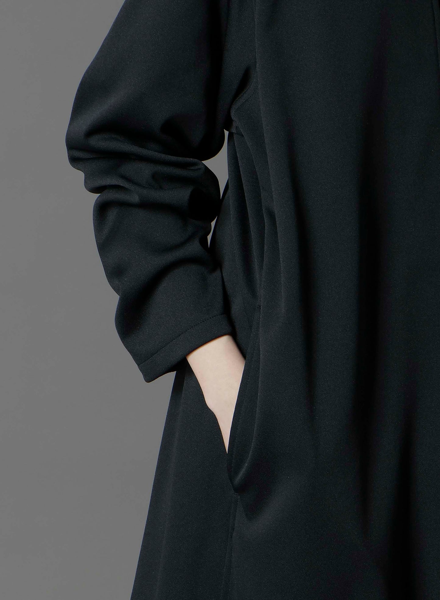 POLYESTER SMOOTH LONG SHIRT