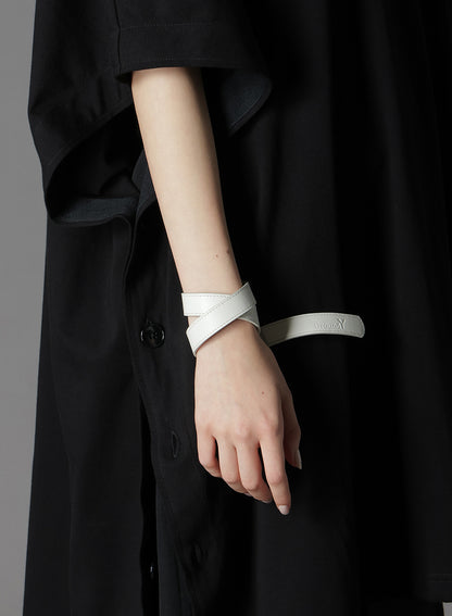 ITALIAN LEATHER DOUBLE BANGLE