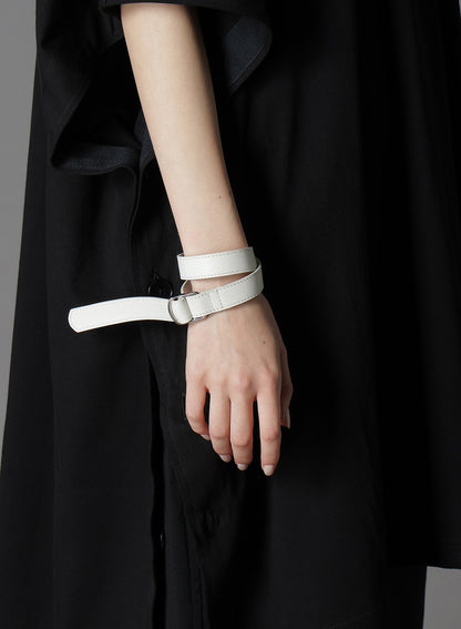 ITALIAN LEATHER DOUBLE BANGLE