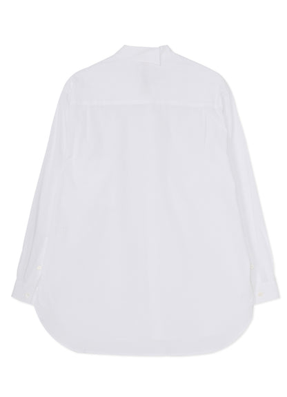 COTTON BROADCLOTH DOUBLE COLLAR SHIRT