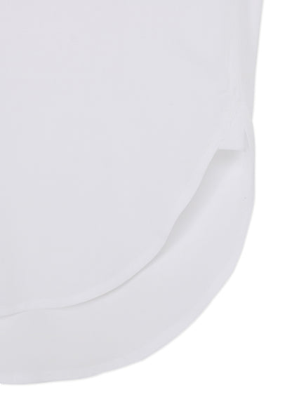 COTTON BROADCLOTH DOUBLE COLLAR SHIRT