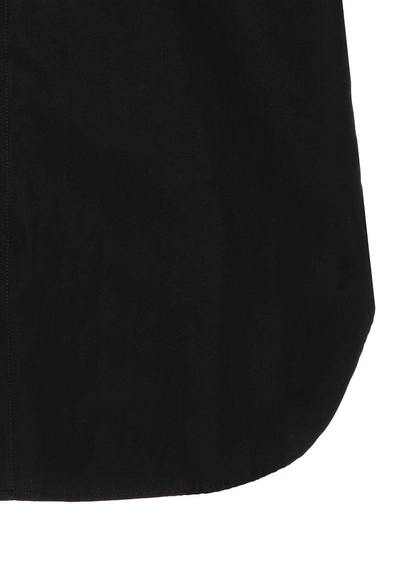COTTON BROADCLOTH COLLAR CUT-OFF SHIRT