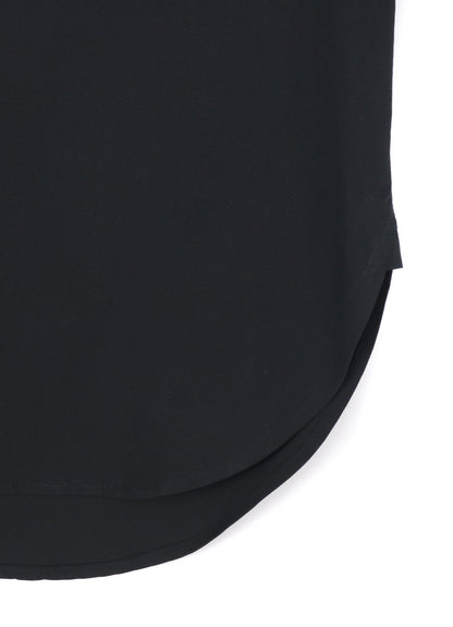 COTTON BROADCLOTH DOUBLE COLLAR SHIRT