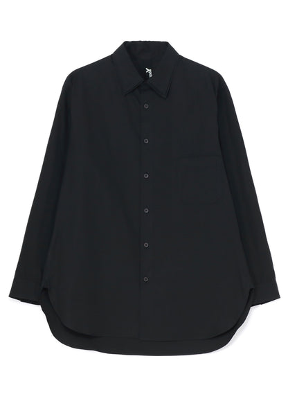 COTTON BROADCLOTH DOUBLE COLLAR SHIRT