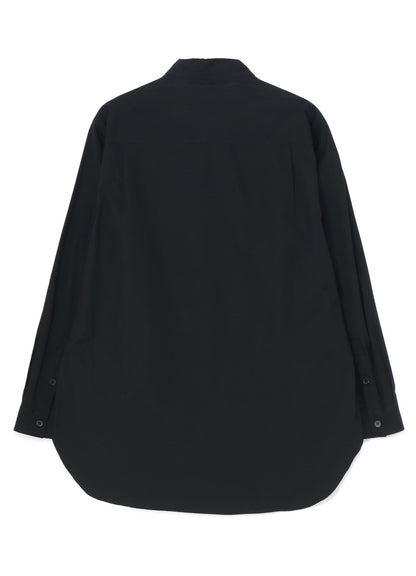 COTTON BROADCLOTH DOUBLE COLLAR SHIRT