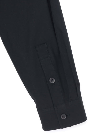 COTTON BROADCLOTH DOUBLE COLLAR SHIRT
