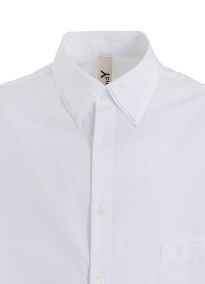 COTTON BROADCLOTH DOUBLE COLLAR SHIRT