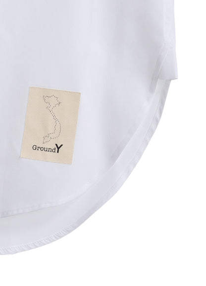 COTTON BROADCLOTH DOUBLE COLLAR SHIRT