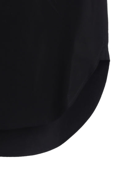 COTTON BROADCLOTH DOUBLE COLLAR SHIRT