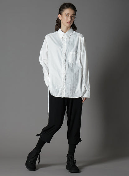 LIGHT COTTON TWILLL WASH ONC TIGHT SHIRT