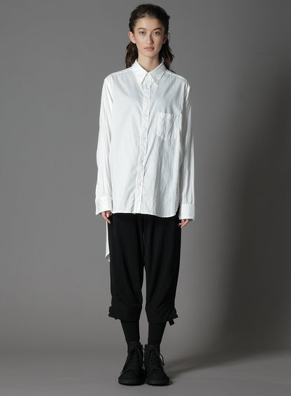 LIGHT COTTON TWILLL WASH ONC TIGHT SHIRT