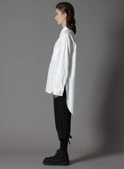 LIGHT COTTON TWILLL WASH ONC TIGHT SHIRT