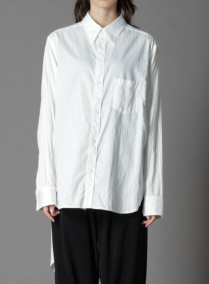 LIGHT COTTON TWILLL WASH ONC TIGHT SHIRT