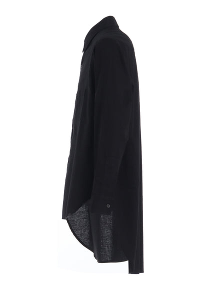 LIGHT COTTON TWILLL WASH ONC TIGHT SHIRT