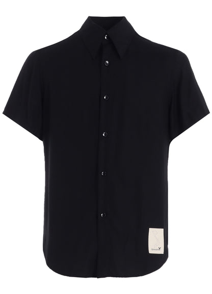 RAYON TWILL SHORT-SLEEVE SLIM SHIRT