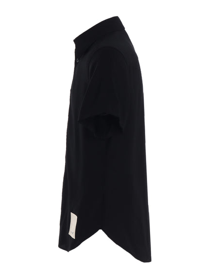 RAYON TWILL SHORT-SLEEVE SLIM SHIRT