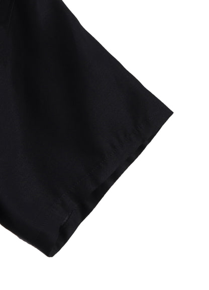 RAYON TWILL SHORT-SLEEVE SLIM SHIRT