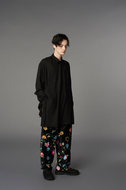 CELLULOSE LAWN CHEONGSAM  SHIRT