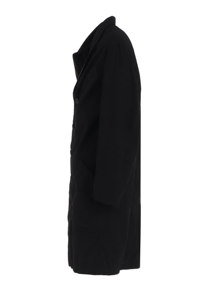 COTTON BROAD + CUPRA STRIPE STRIPE SWITCHING LONG JACKET