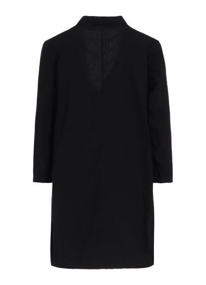 COTTON BROAD + CUPRA STRIPE STRIPE SWITCHING LONG JACKET