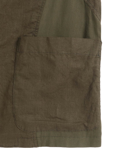 CUBISM PATCHWORK  PRODUCT DYED SWITCHING ZIP JACKET