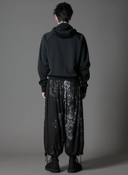 POLYESTER SMOOTH HOODED TRACK JACKET