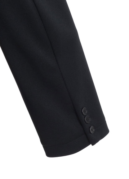 POLYESTER SMOOTH COLLAR PIPING JACKET