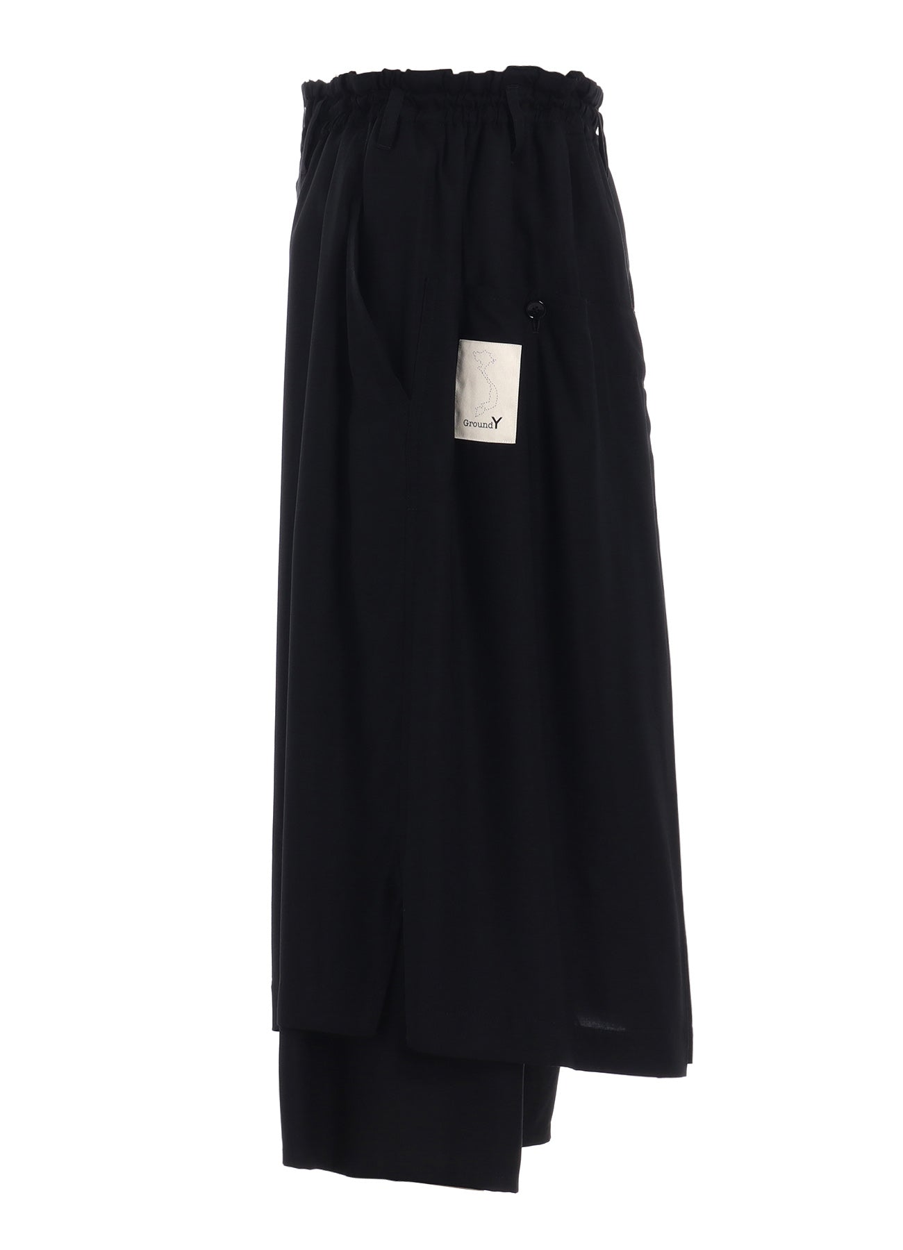 RAYON TWILL WRAP PANTS