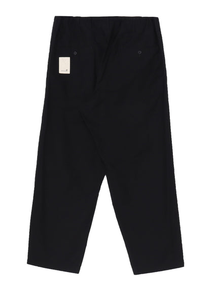 COTTON TWILL WAIST DRAWSTRING PANTS