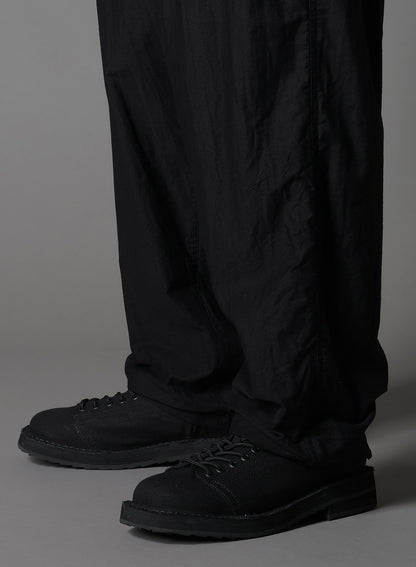 COTTON TWILL WAIST DRAWSTRING PANTS